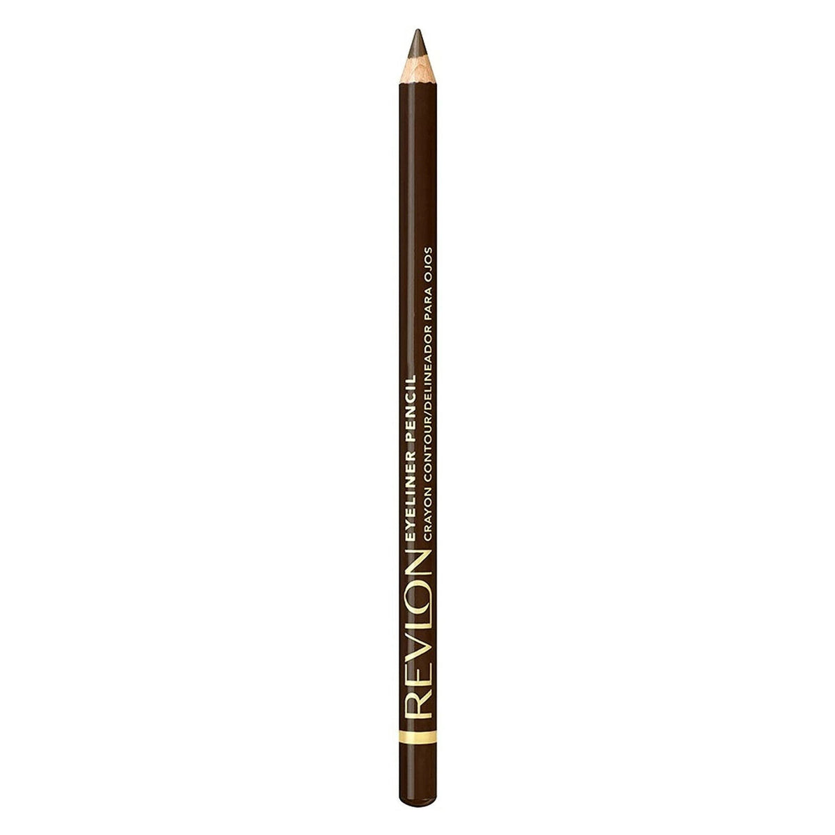 Revlon, Dipped End, Blending, Gel Pencil Eyeliner, 02, Earth Brown, 1.49 g *Tester