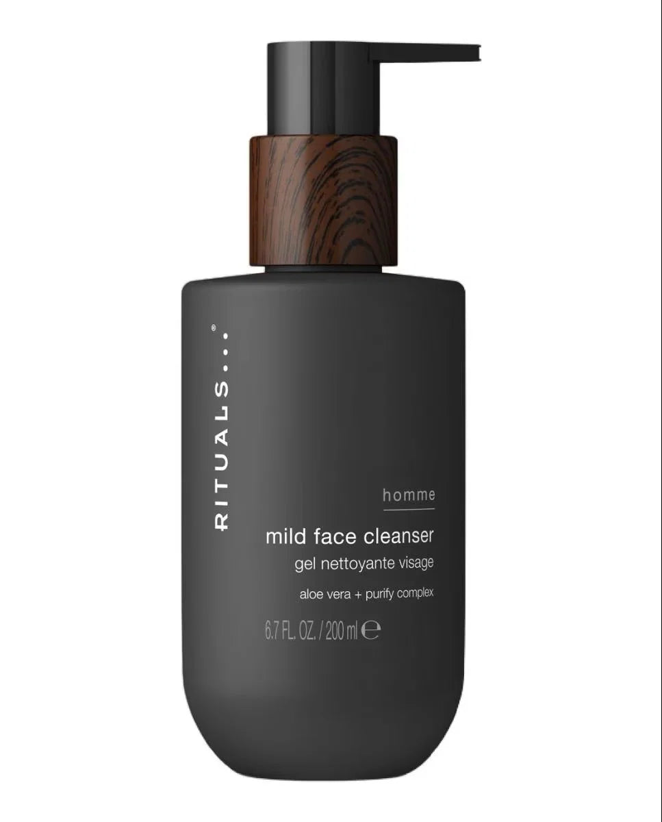 Rituals Homme detergente viso delicato all'aloe vera + complesso purificante 200 ml