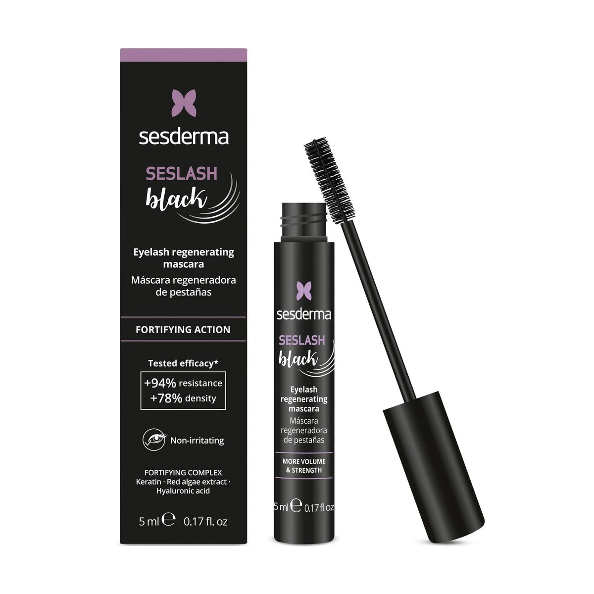 Sesderma Seslash Black Mascara Rigenerante per Ciglia 5 ml