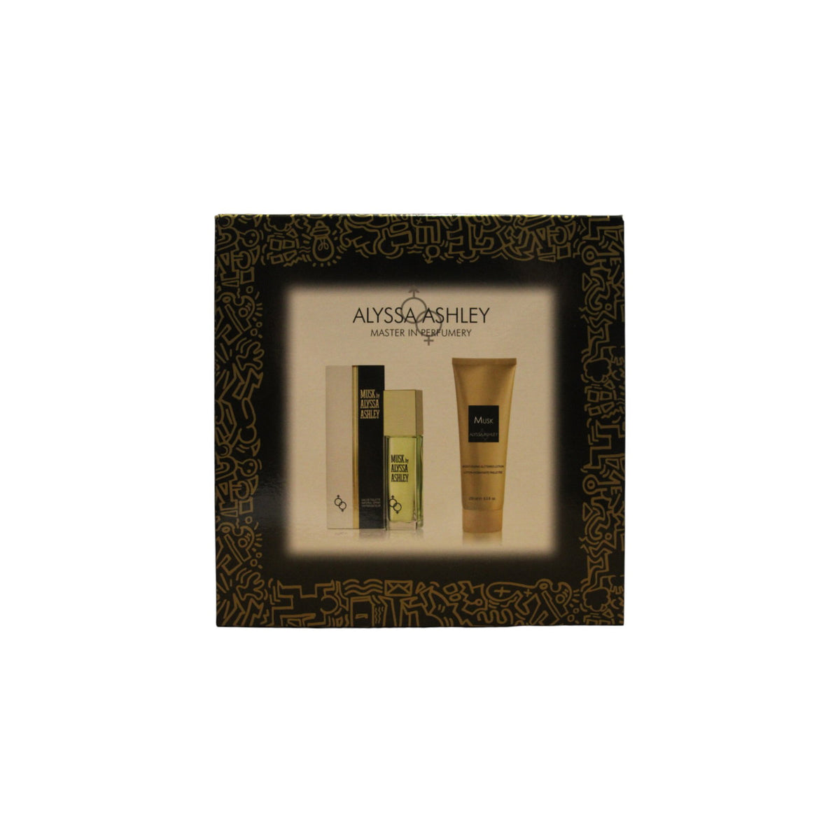 Alyssa Ashley Musk Confezione eau de toilette 100 ml + Lozione corpo scintillante 250 ml