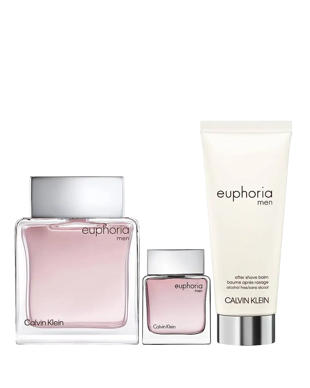 Set Calvin Klein: Euphoria, Eau De Toilette, For Men, 100 ml + Euphoria, Eau De Toilette, For Men, 15 ml *Miniature + Euphoria, After-Shave Balm, 100 ml