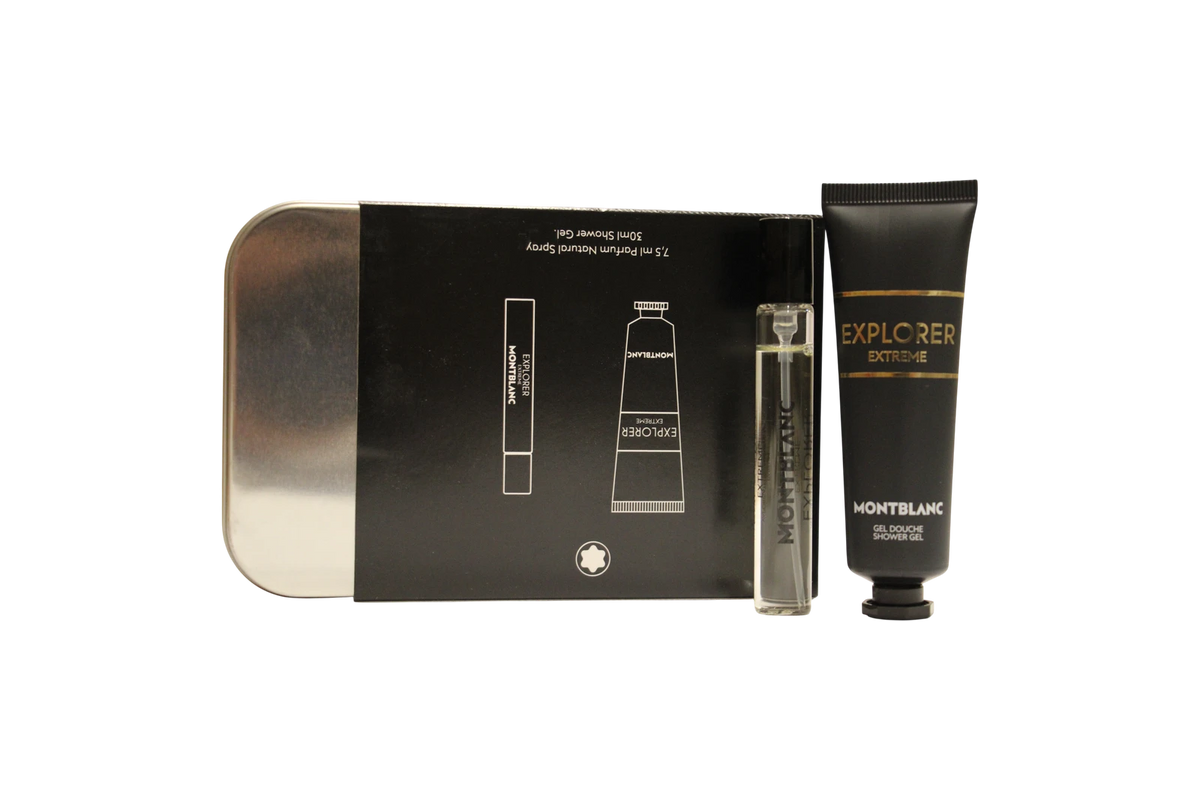 Montblanc Explorer Extreme Set Scoperta: 7.5 ml Parfum + 30 ml Gel Doccia