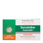 Set Somatoline Cosmetic: Active Fresh Effect, Sculpting, Local Treatment Gel, 250 ml + Somatoline, Cleanse and Scrub, Body Sponge