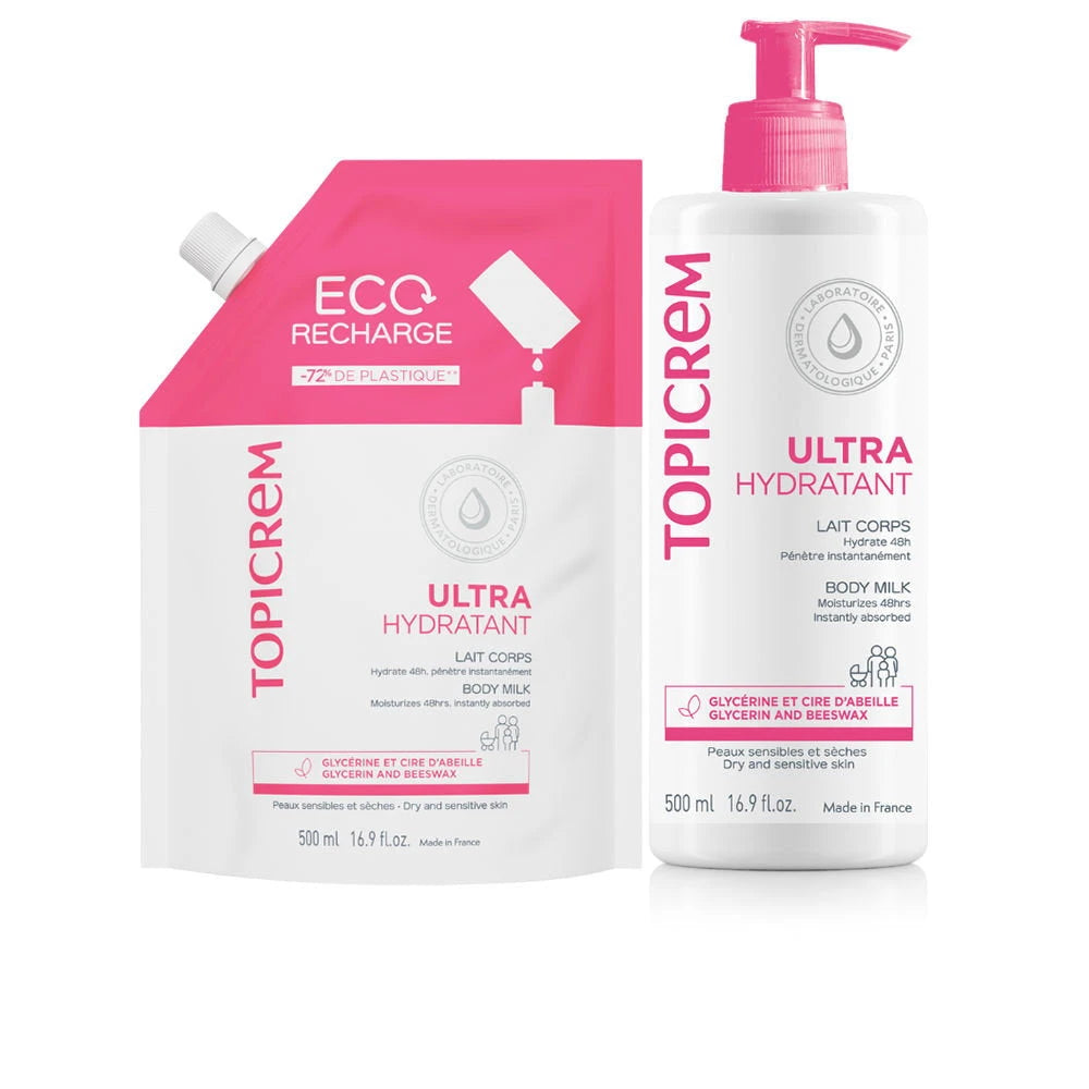Topicrem Ultra Hydratant Set ricaricabile latte corpo