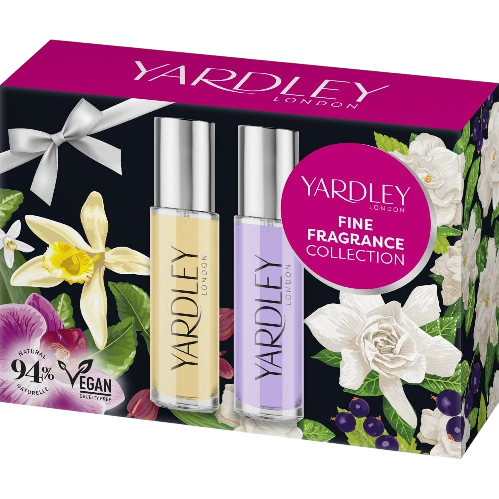 Set Yardley: Gardenia & Cassis, Eau De Toilette, For Women, 10 ml + Orchid & Vanilla, Eau De Toilette, For Women, 10 ml