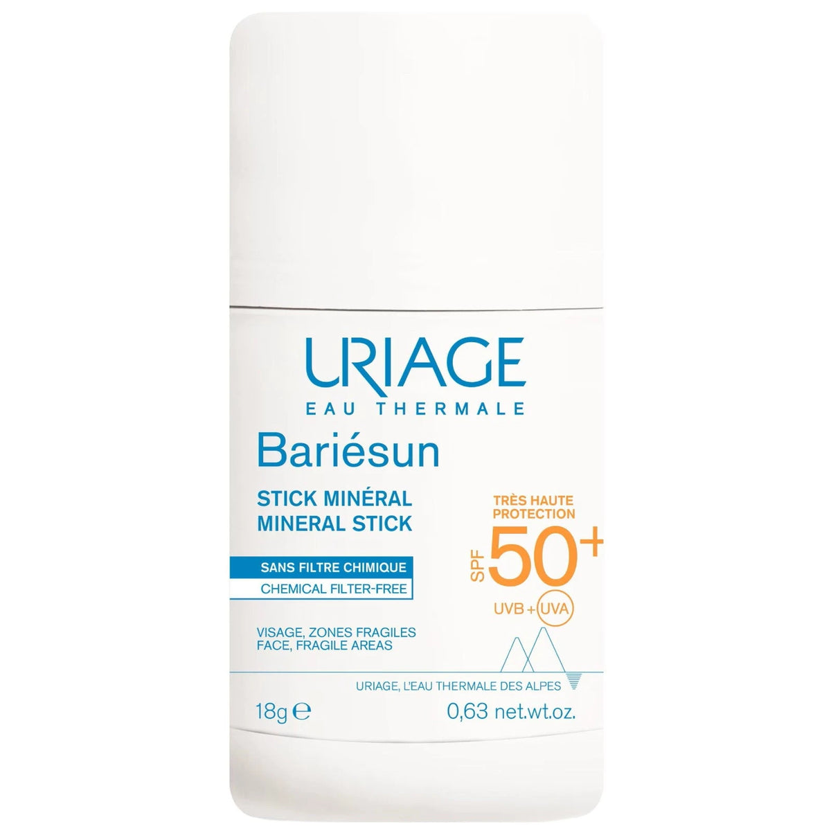 Uriage Bariésun Stick solare minerale SPF50+ 18 g