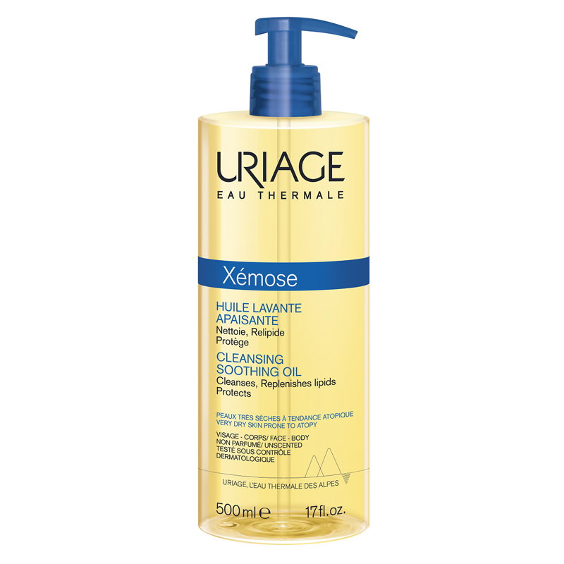 Uriage, Xemose PSO, Cleansing & Soothing, Cleansing Oil, For Face & Body, 500 ml