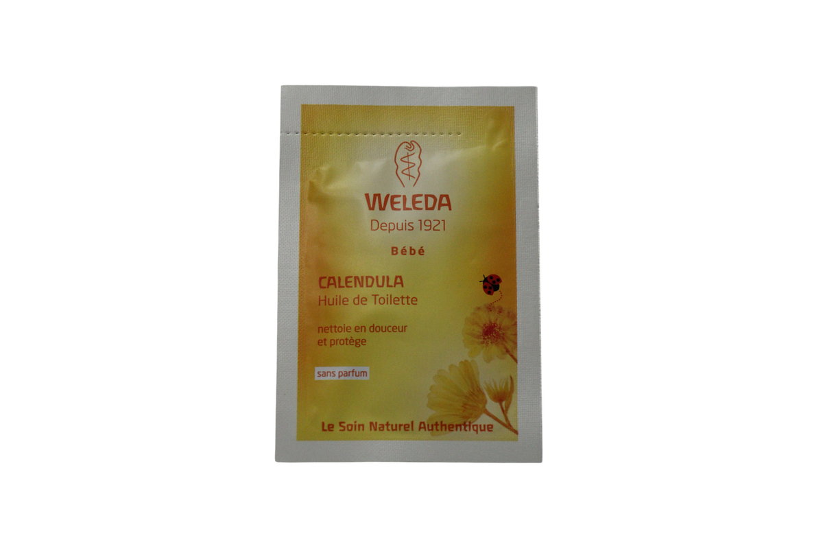 Weleda Olio nutriente alla calendula per neonati 2 ml Sample