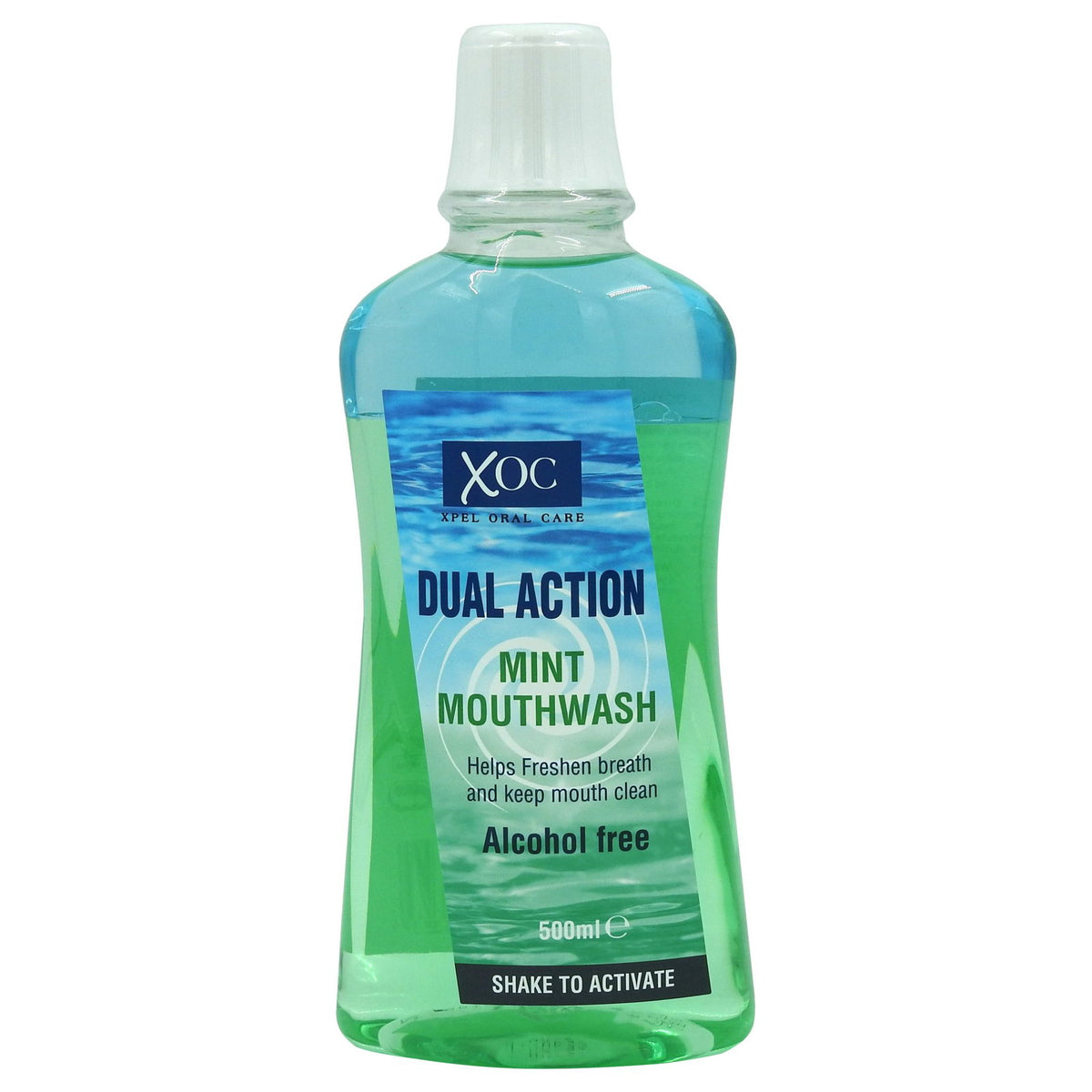 XOC, Mouthwash, Mint, Fresh Breath, 500 ml
